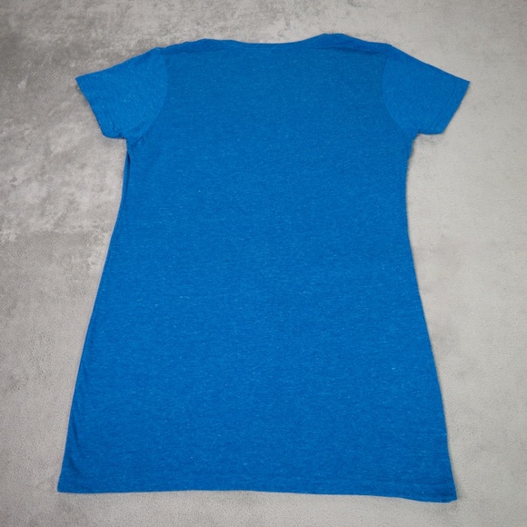 Forever Trump 2024 Flag Tee Women’s Large Blue Patriotic Graphic T-Shirt Tultex - Picture 6 of 12